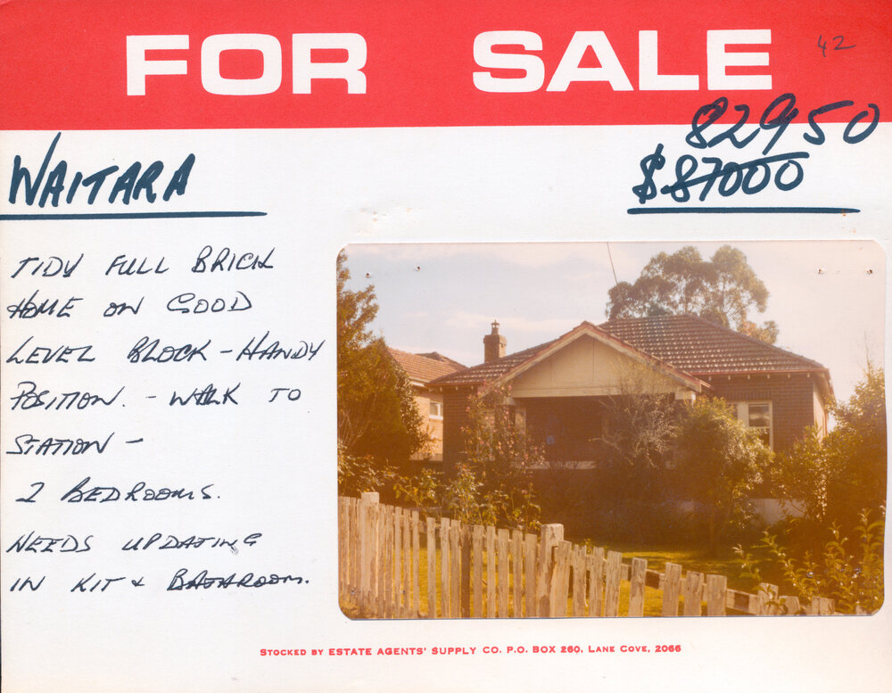 Real Estate Advertisement - Waitara