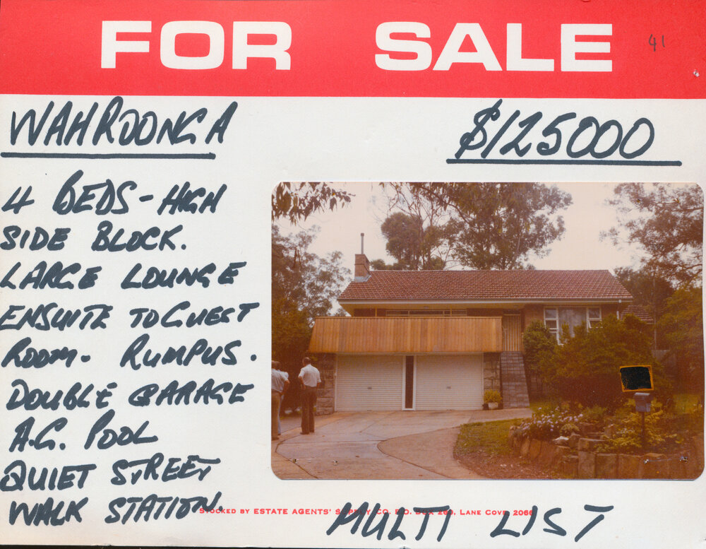 Real Estate Advertisement - Wahroonga