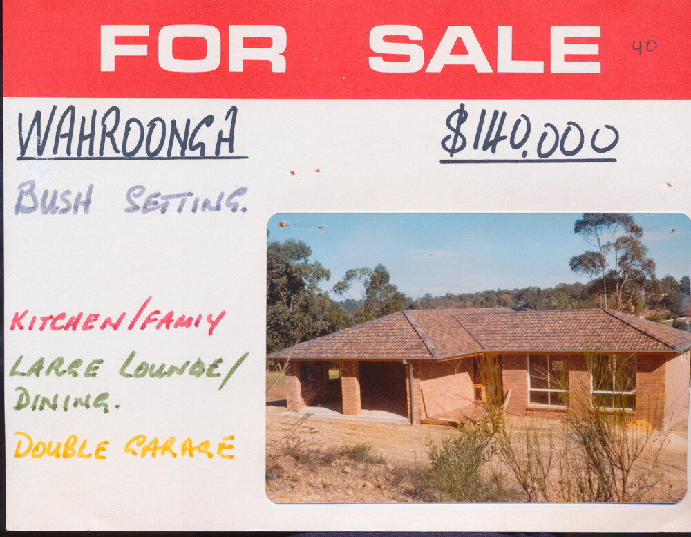 Real Estate Advertisement - Wahroonga