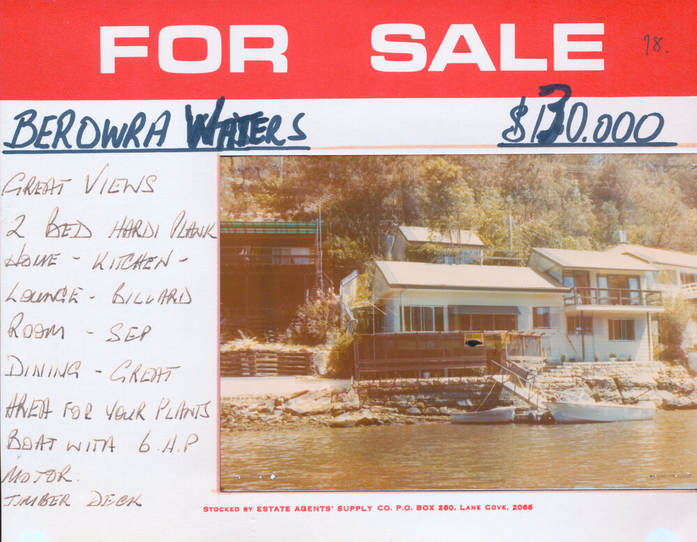 Real Estate Advertisement - Berowra Waters