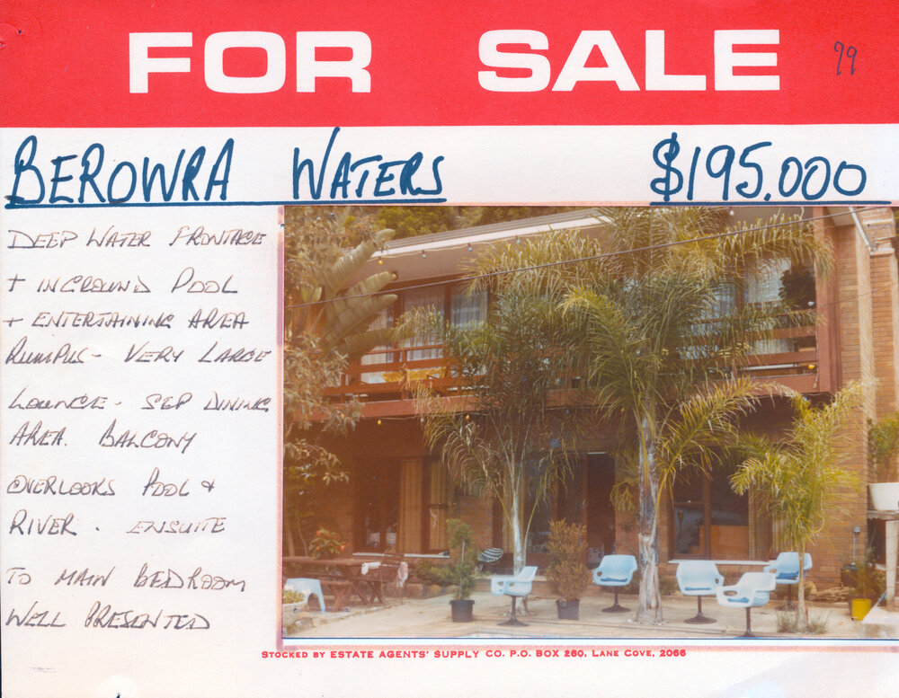 Real Estate Advertisement - Berowra Waters