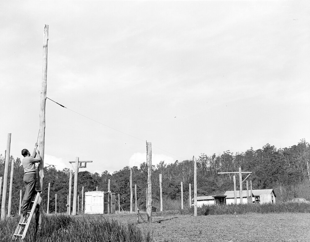 Radio astronomy field station, Hornsby, 1952