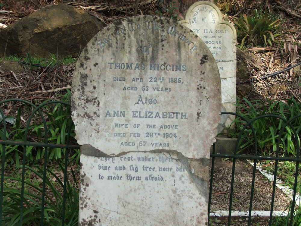 Old Mans Valley Cemetery