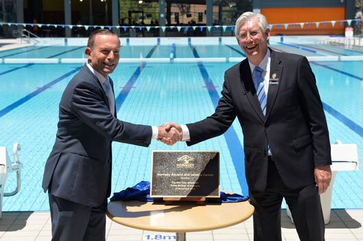 The opening of the new Hornsby Aquatic and Leisure Centre