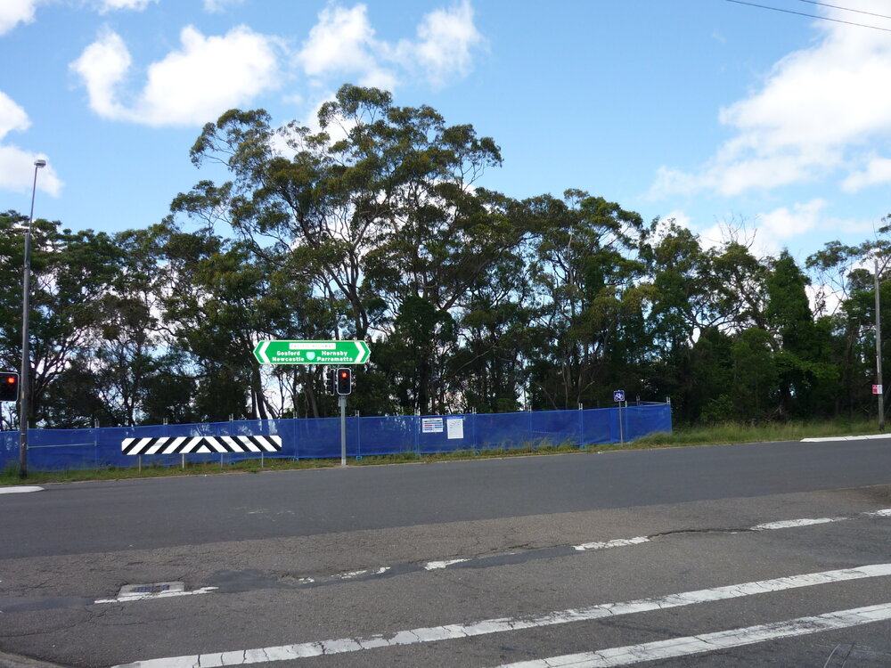 Start of the construction of the Berowra Railway commuter car park