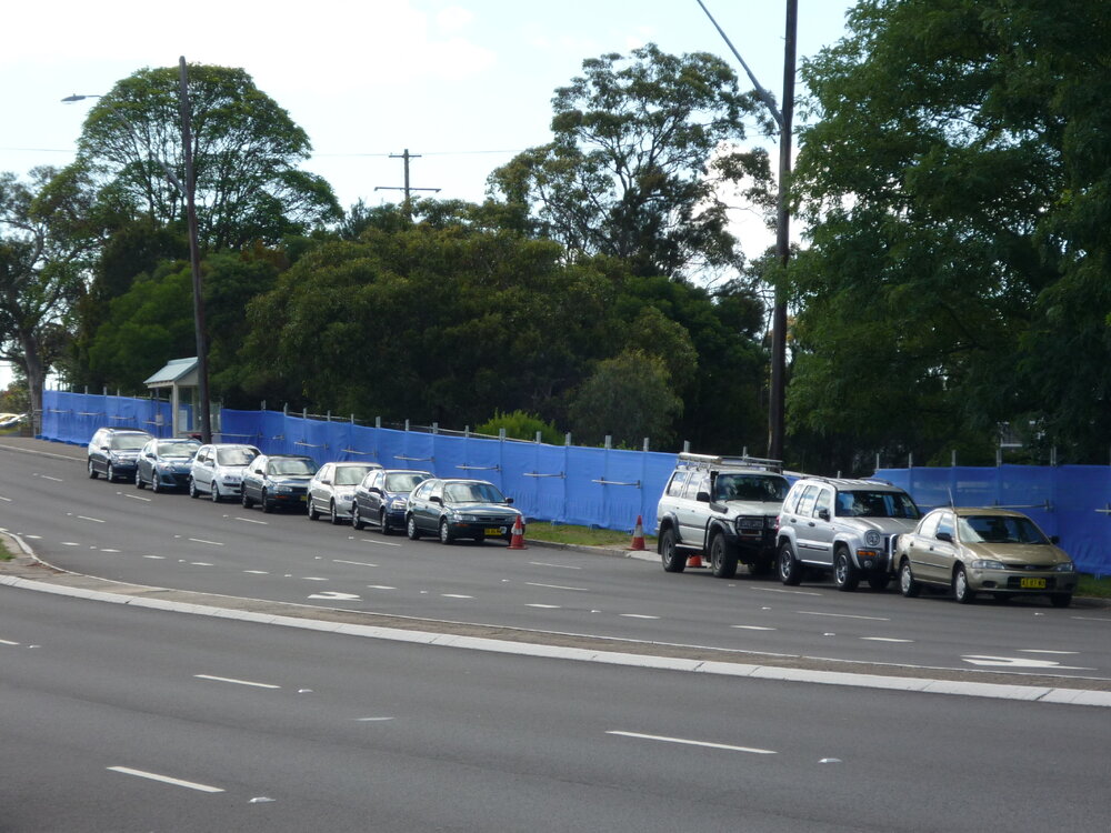 Start of the construction of the Berowra Railway commuter car park