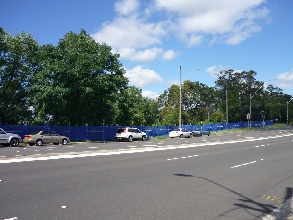 Start of the construction of the Berowra Railway commuter car park