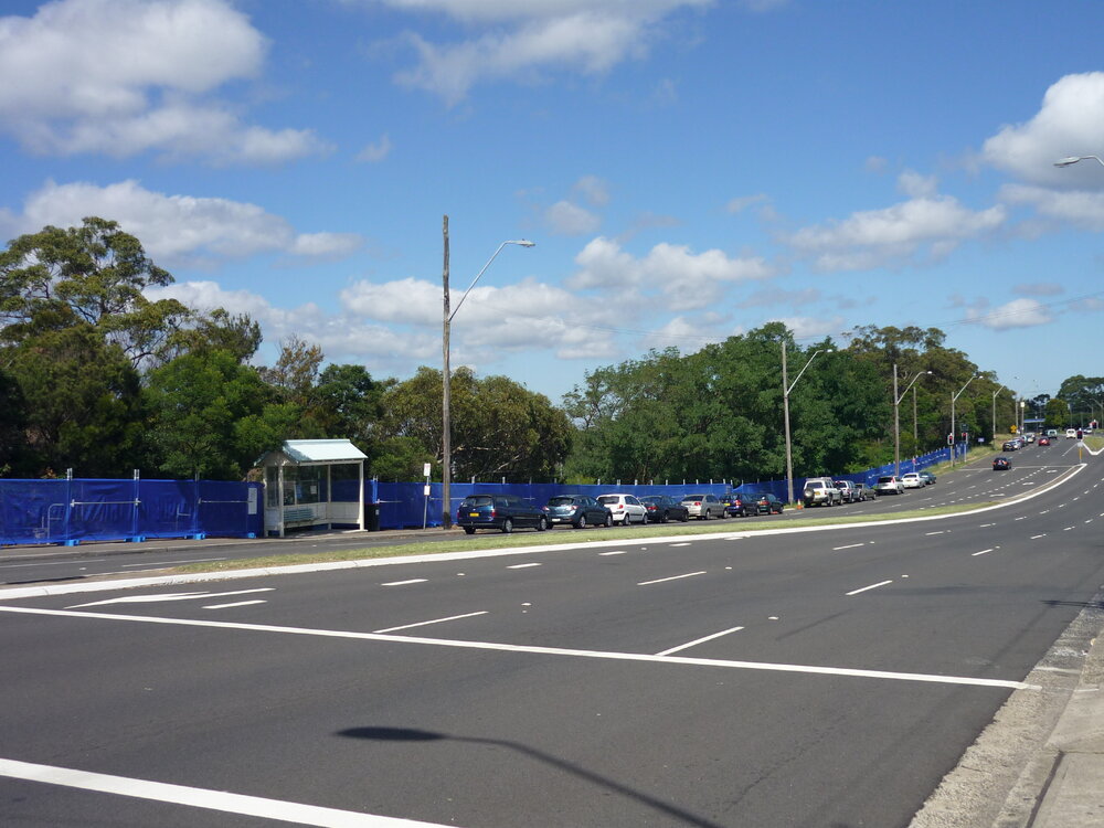 Start of the construction of the Berowra Railway commuter car park