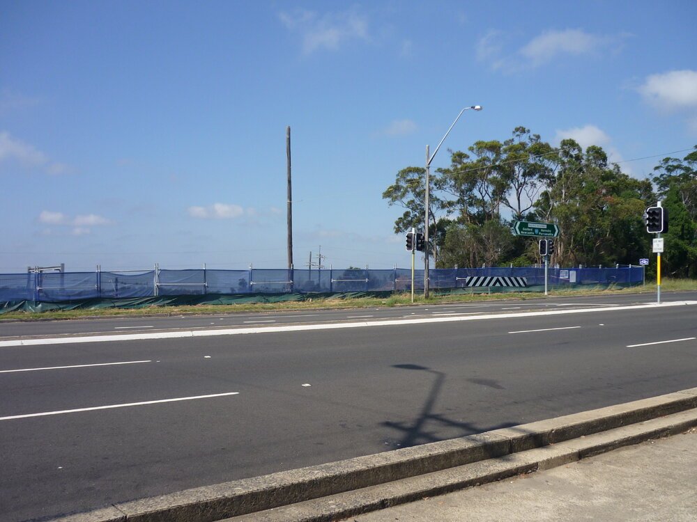 Construction of the Berowra Railway Commuter car park