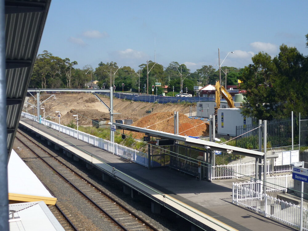 Construction of the Berowra Railway Commuter car park