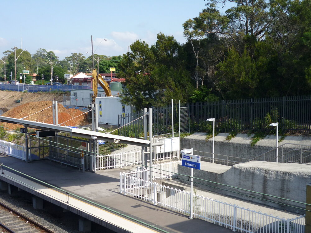 Construction of the Berowra Railway Commuter car park