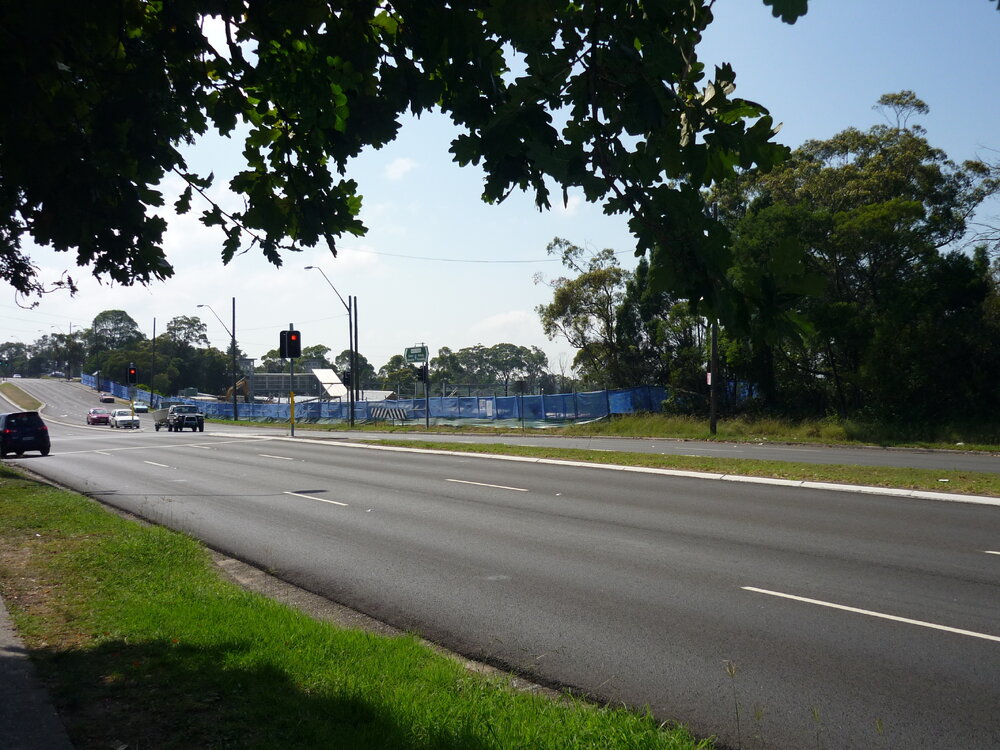 Construction of the Berowra Railway Commuter car park