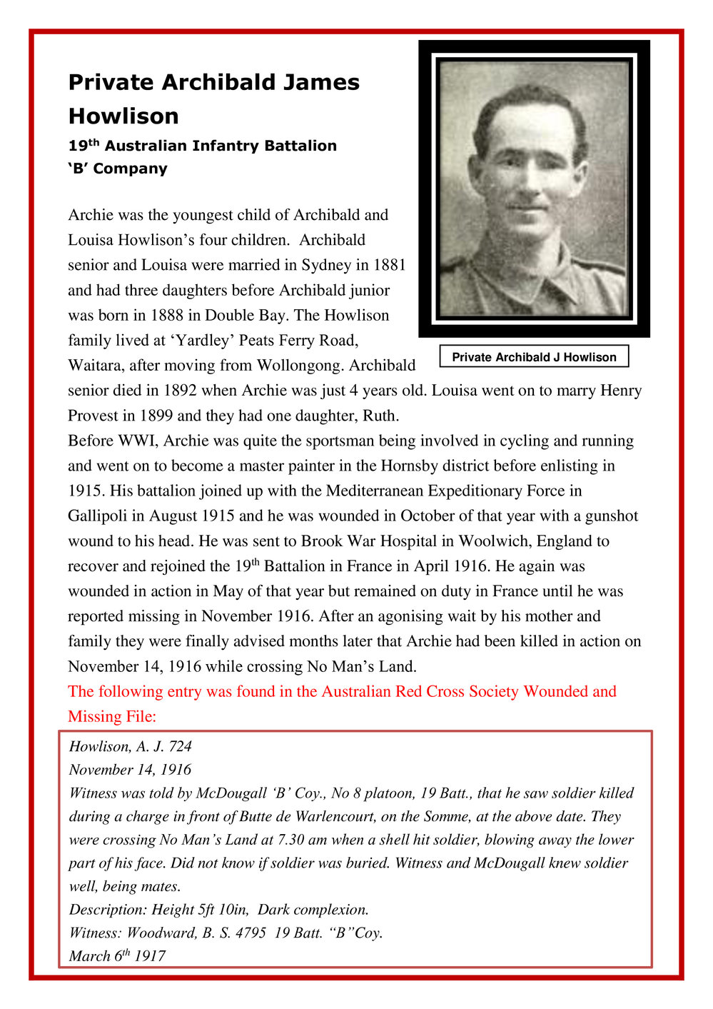 Archibald James Howlison