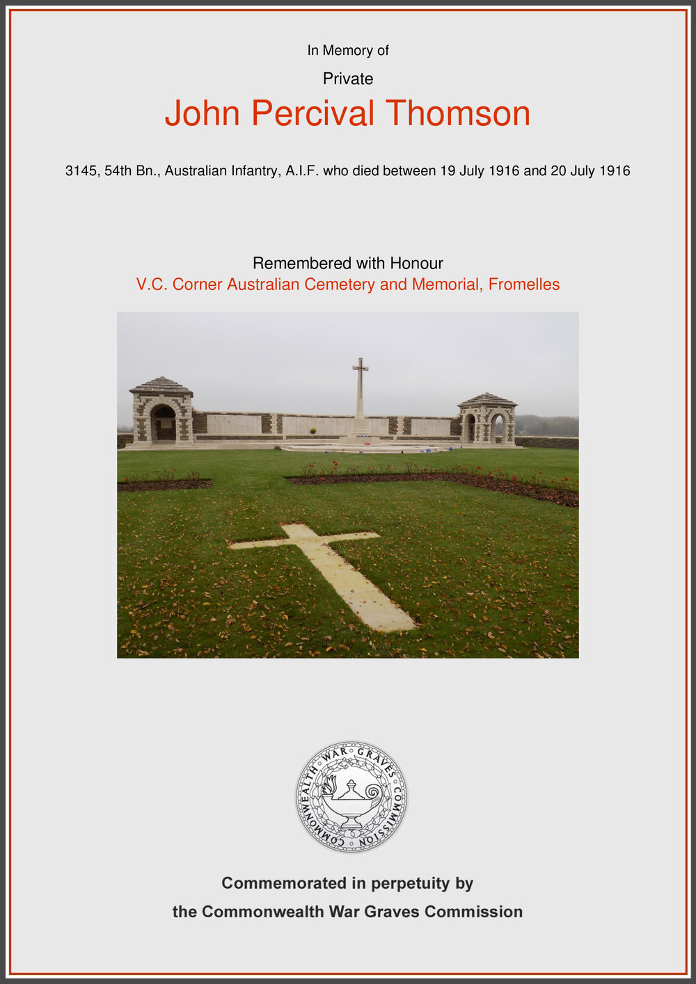 John Percival Thomson