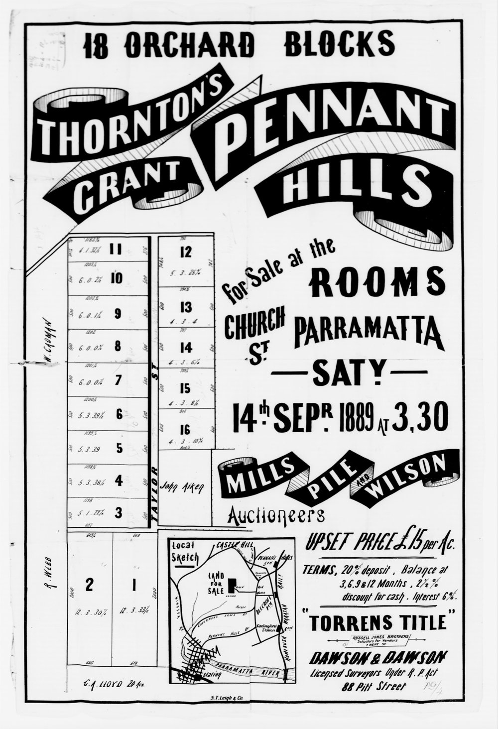 Thornton's Grant - Penant Hills