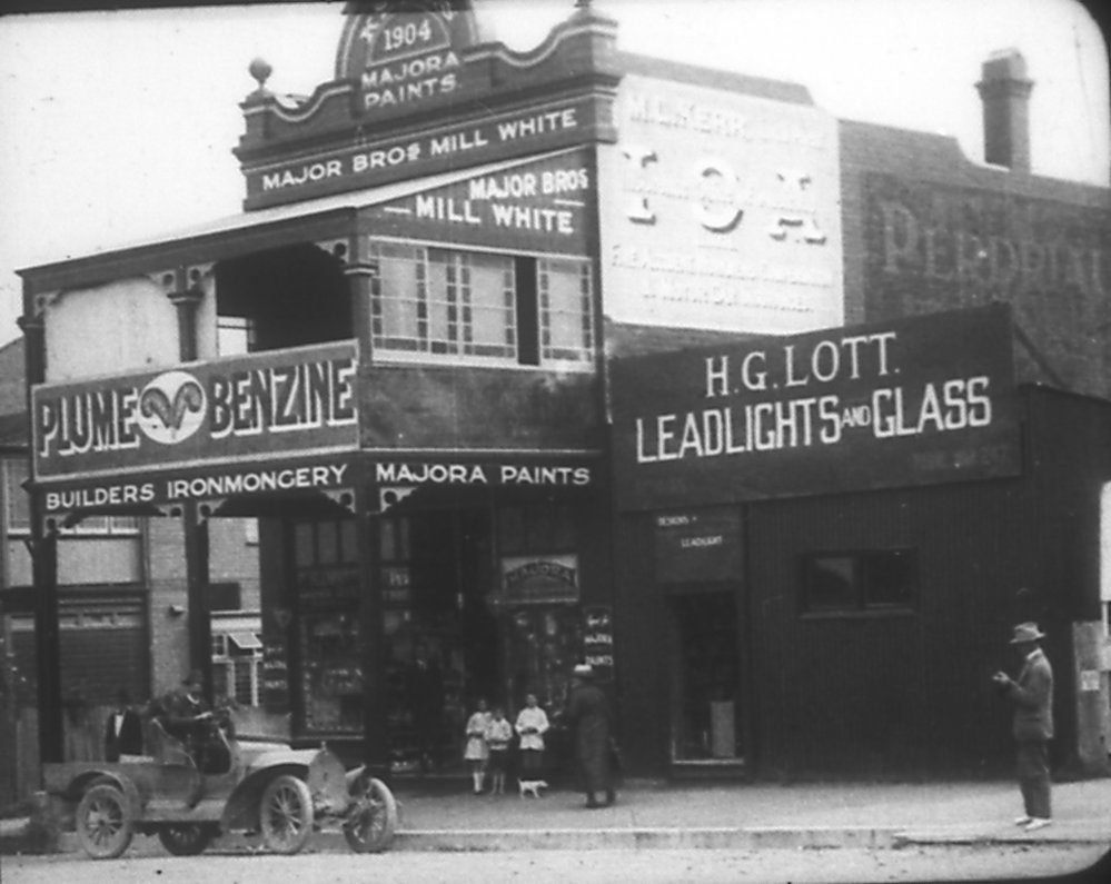 Major Bros. Mill White and H.G. Lott leadlights and glass, Hornsby
