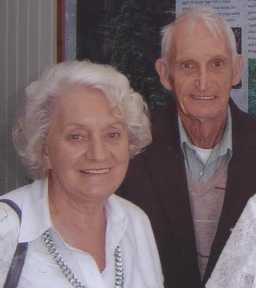 Heather Payne with brother Ian Rule