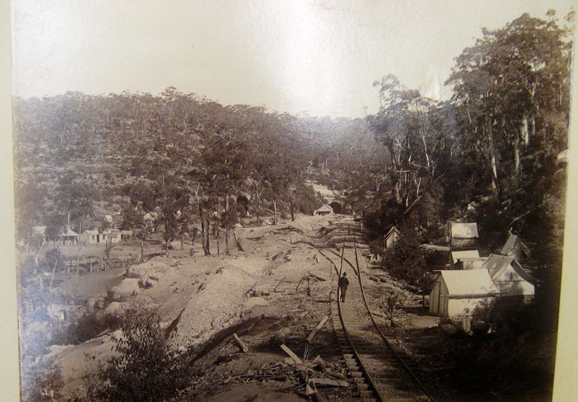 Constructing the Railway to the Hawkesbury River
