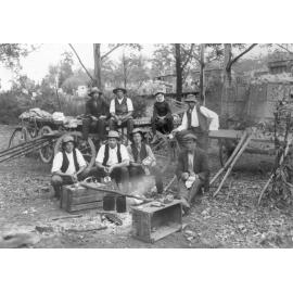 Glenorie orchardists at Pennant Hills Station