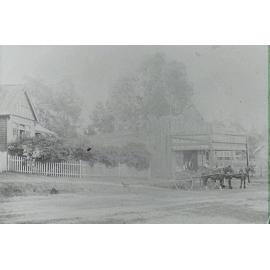Thomas Stobo's store and residence, Railway Crescent, Beecroft, c.1905