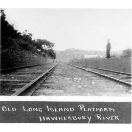 Old Long Island railway platform, Brooklyn c. 1930