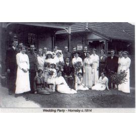The Leek Wedding Party, Hornsby, c. 1914