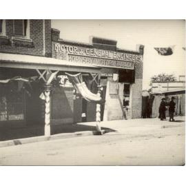 Hornsby Motor Garage during Gala Week, October 1921