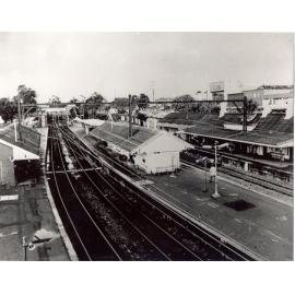 Hornsby Railway Station looking south, before renovations