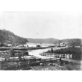 Brooklyn, showing Hawkesbury River Railway Station, c. 1900