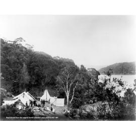 Camp near Peats Ferry, Hawkesbury River