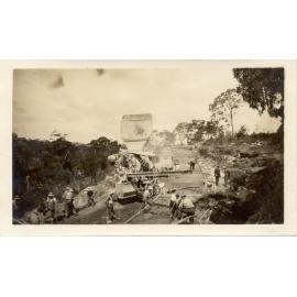 Construction of Pacific Highway between Hornsby and Brooklyn, 1920s