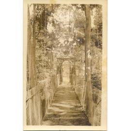 Mt Wilga suspension bridge, c.1920s