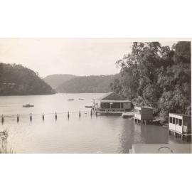 Rex Jones' boatshed and Berowra Waters pool