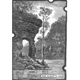 The Giant's Leg, Berowra Creek (woodcut)