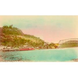 Long Island and the First Hawkesbury River Bridge, c.1916