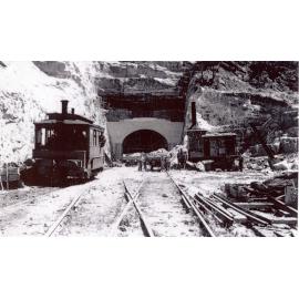 Long Island during the construction of the Second Hawkesbury River Railway Bridge