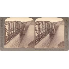 Stereoscopic view of Hawkesbury River Railway Bridge