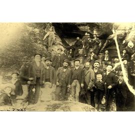 Picnic near the Woolwash, Hornsby, c. 1890