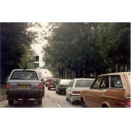 Pennant Hills Road at Observatory Park, Pennant Hills
