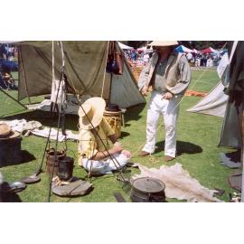 Centenary re-enactment at Waitara Park