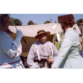 Centenary re-enactment at Waitara Park