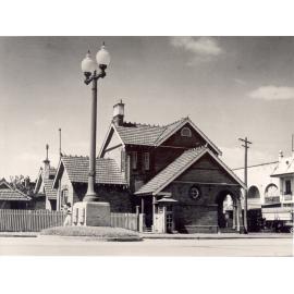 Hornsby Post Office from across the Pacific Highway