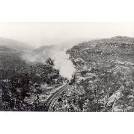 Steam train in the region of Berowra