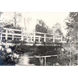 Bridge over Devlins Creek at Beecroft Road, c. 1920