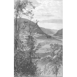 The Hawkesbury, at Wisemans Ferry (woodcut)