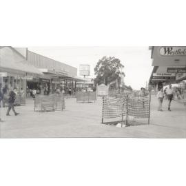 Construction of Florence Street Mall, Hornsby
