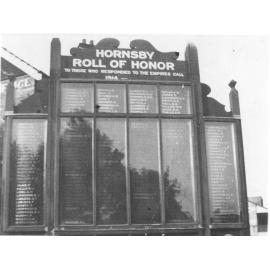 Hornsby Roll of Honor