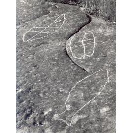 Aboriginal rock carving