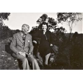 Ralph and Catherine Farrar at the Woolwash, Hornsby