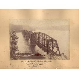 Hawkesbury River Railway Bridge and the General Gordon paddle steamer